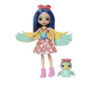 Enchantimals Coffret Bêtes Citadines avec petite poupée Prita Perroquet (15,2 cm) avec accessoires et figurine Flutter, Jouet Enfant, Dès 4 ans, HHB89