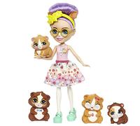 Enchantimals Coffret Famille Enchantimals Avec Poupée Gerika Golden Retriever (15 Cm) Et 3 Figurines D’animaux, Jouet Enfant, Dès 4 Ans, HHB85
