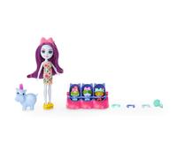 Enchantimals - Coffret Hippo Et Bébés Besties - Mini Poupée - 4 Ans Et +