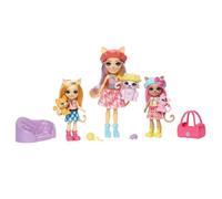 Enchantimals - Coffret La Famille de Carmel Chat - Mini Poupée - 4 ans et +