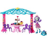 Enchantimals - Coffret Mini Poupée - Le Salon De The De Mme Paon, FRH49