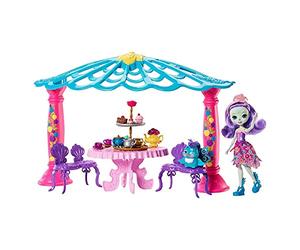 Enchantimals - Coffret Mini Poupée - Le Salon De The De Mme Paon, FRH49