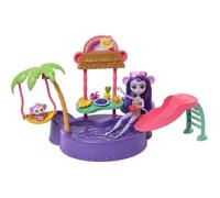 Enchantimals - Coffret Piscine En Forme De Singe - Coffret Poupée - 4 Ans Et +