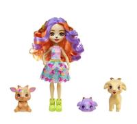 Enchantimals-Famille De Golita Chevre-Poup¿E Et 3¿Figurines Chevres Hxc00
