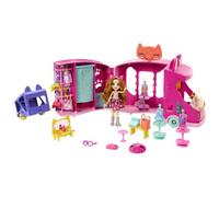 Enchantimals Glam Party - Coffret Chat-Mion Mode - Coffret Mini Poupée - 4 ans et +