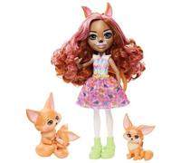Enchantimals Glam Party - Coffret Famille de Renard Fennec - Mini Poupée - 4 ans et +