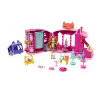 Enchantimals HPB34 Fashion Truck Set with 15 cm Doll and Best Friends Animal Fig
