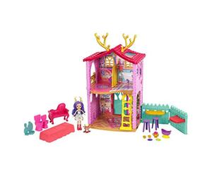 Enchantimals Maison Cerf 2.0 Avec Danessa Deer Avec Poupée Maison De Jouet