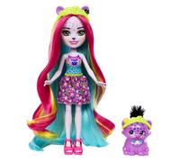 Enchantimals Poupée Persida Panthère et Mistery Sunshine Beach, figurine & accessoires HTJ69