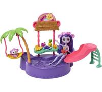 Enchantimals-Piscine singe-Coffret poupée et accessoires HTW73