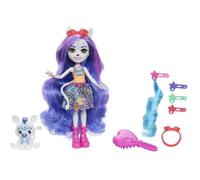 Enchantimals Coffret Gala Enchanté Poupée Zemirah Zèbre & Grainy 15 cm, 5 accessoires – Dès 4 ans