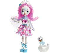 ENCHANTIMALS Poupée Saffi Cygne 15 cm et Poise