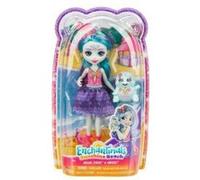 Enchantimals sunshine beach - duo amies tolene tortue et holder - mini poupee 15 cm + figurine animal - set jouet et carte