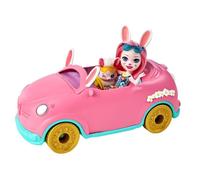Enchantimals Bunny Mobile Car 10.2´´ 10 Piece Set With Figure And Accessories Doll Multicolore 4 Years Enfants