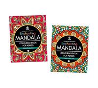 Enchanting Mandala Books | Colouring Book for Adults | Set of 2 Books