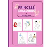 Enchanting Princess Coloring Book: Beautiful Fairy Tale Designs for Kids Ages 4-8