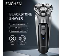ENCHEN Blackstone Électrique Rasoir Rotatif pour Hommes 3D Flottant Lame Lavable Type-c USB Rechargeable Rasage Barbe Machine BLACKSTONE-C