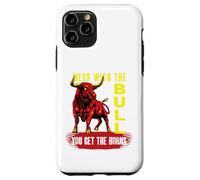 Enchevêtrement avec Le Taureau Vous Obtenez Les Cornes | Angry Bull Coque pour iPhone 11 Pro