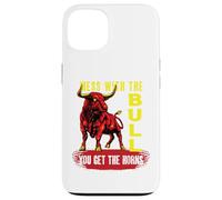 Enchevêtrement avec Le Taureau Vous Obtenez Les Cornes | Angry Bull Coque pour iPhone 13