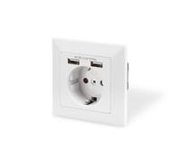Enchufe Con Dos Puertos Usb