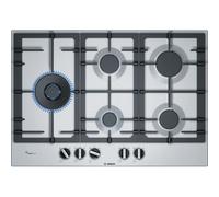 Bosch Serie 6 PCS7A5B90 plaque Acier inoxydable Intégré 75 cm Gaz 5 zone(s)