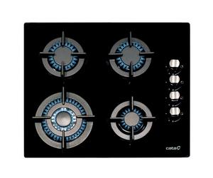 ENCIMERA CATA CCI6031 BK 4F CRISTAL GAS NATURAL