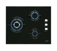 Plaque au gaz - CATA - CIB6021BK - 60 cm - Noir - Table de cuisson au gaz - Électronique