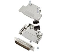 encitech D45PK-M-25-HDP44-W-K 6355-8057-03 Kit embase SUB-D mâle 45 ° Nombre de pôles: 44 fût à souder 1 pc(s)