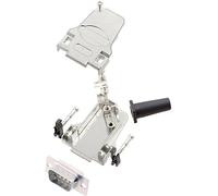 encitech D45ZF09-DMP-W-K 6355-8047-01 Kit embase SUB-D mâle 45 ° Nombre de pôles: 9 fût à souder 1 pc(s)