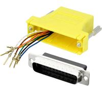 encitech DA25-PMJ8-K-Y-RC Adaptateur SUB-D SUB-D mâle 25 pôles - RJ45 femelle 8P8C