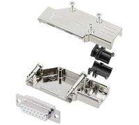 encitech DCMR15-FK-DBS-W-K 6355-8065-12 Kit embase SUB-D femelle 90 ° Nombre de pôles: 15 fût à souder 1 pc(s)