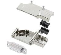 encitech DCMR15-FK-DMS-W-K 6355-8065-32 Kit embase SUB-D femelle 90 ° Nombre de pôles: 15 fût à souder 1 pc(s)