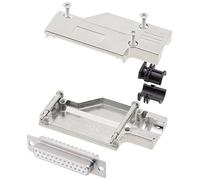 encitech DCMR25-FK-DBS-W-K 6355-8065-13 Kit embase SUB-D femelle 90 ° Nombre de pôles: 25 fût à souder 1 pc(s)