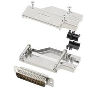 encitech DCMR25-FK-HDP44-W-K 6355-8066-03 Kit embase SUB-D mâle 90 ° Nombre de pôles: 44 fût à souder 1 pc(s)