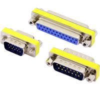 encitech DMGC-1515-MF Adaptateur SUB-D SUB-D mâle 15 pôles - SUB-D femelle 15 pôles 1 pc(s)