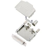 encitech DPPK25-M-DBS-W-K 6355-8004-13 Kit embase SUB-D femelle 180 ° Nombre de pôles: 25 fût à souder 1 pc(s)