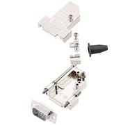 encitech DTSL09-LJSRG-S-DMP-W-K 6355-8042-21 Kit embase SUB-D mâle 45 ° Nombre de pôles: 9 fût à souder 1 pc(s)