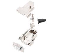 encitech DTSL09-LJSRG-S-DMS-W-K 6355-8042-31 Kit embase SUB-D femelle 45 ° Nombre de pôles: 9 fût à souder 1 pc(s)