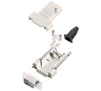 encitech DTSL09-LJSRG-T-DBP-W-K 6355-8040-01 Kit embase SUB-D mâle 180 ° Nombre de pôles: 9 fût à souder 1 pc(s)