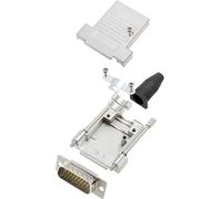 encitech DTSL15-LJSRG-T-HDP26-W-K 6355-8041-02 Kit embase SUB-D mâle 180 ° Nombre de pôles: 26 fût à souder 1 pc(s)