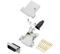 encitech DTSL15-SJSRG-T-DBCP-K 6355-0089-02 Kit embase SUB-D mâle 180 ° Nombre de pôles: 15 à sertir 1 pc(s)