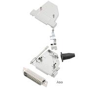 encitech DTSL37-LJSRG-S-DBP-W-K 6355-8042-04 Kit embase SUB-D mâle 45 ° Nombre de pôles: 37 fût à souder 1 pc(s)
