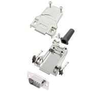 encitech DTZF09-DBP-W-K 6355-8044-01 Kit embase SUB-D mâle 180 ° Nombre de pôles: 9 fût à souder 1 pc(s)