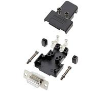 encitech TRI-P-09-HDS15-W-K 6355-8068-11 Kit embase SUB-D femelle 180 ° Nombre de pôles: 15 fût à souder