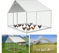 Enclos 3x2x2m - Poulailler en métal 6 m² avec porte & verrou