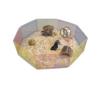 Enclos 8 éléments pour rongeurs Nobby Pet Jaune 34x23 cm
