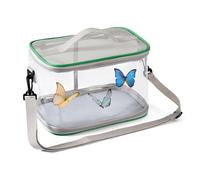 Enclos à Papillons,Portable, Respirant et Anti-Fuite - Cage à Papillons Vivants pour chenilles,pour Chenilles Monarques Et Belles-Dames Larves À Soie Maison Jardin Extérieur