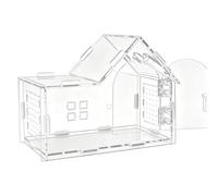 Enclos Araignée Sauteuse Terrarium En Acrylique Pour Reptiles | Enceinte de Ventilation pour Reptile Idéal pour Araignée, Grenouille, Mante, Gecko, Mygale, Scorpion, Mante, Maison, et la