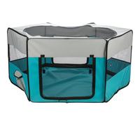 Enclos avec filet/base lapins nains en polyester Trixie Bleu TU