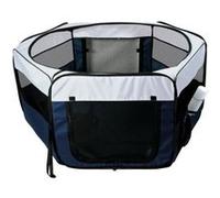 Trixie Enclos pour chiots 130 × 55 cm Bleu/Gris